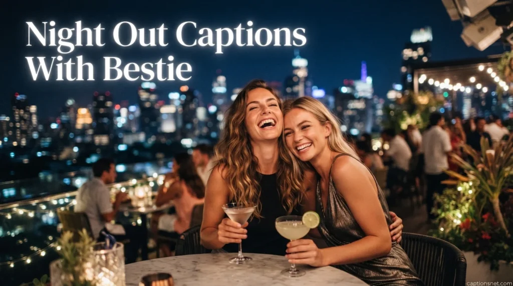 Night Out Captions With Bestie