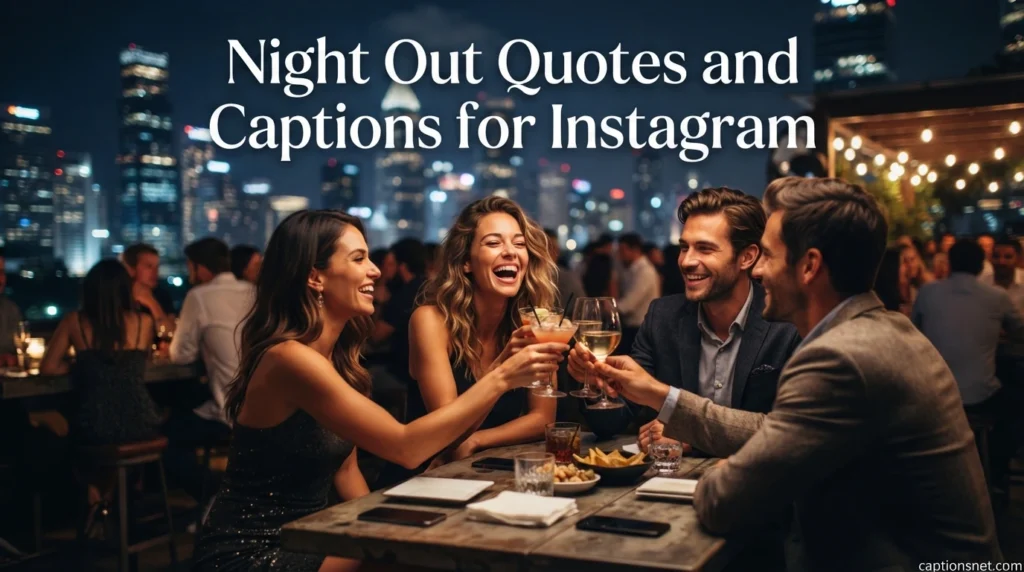 Night Out Quotes and Captions for Instagram
