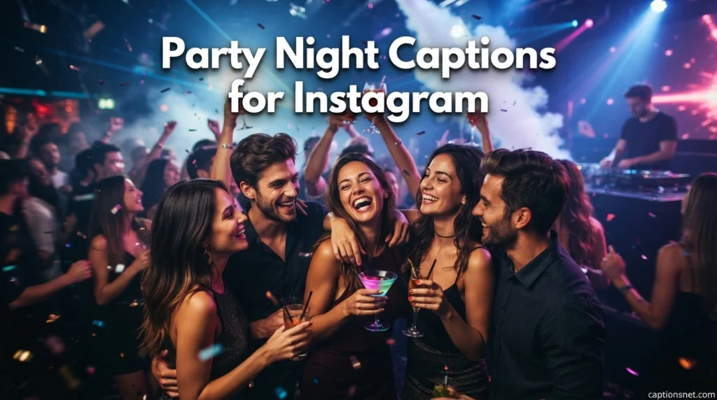 Party Night Captions for Instagram
