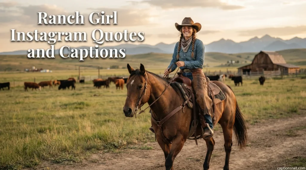 Ranch Girl Instagram Quotes and Captions