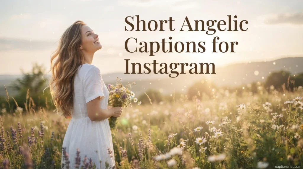 Short Angelic Captions for Instagram