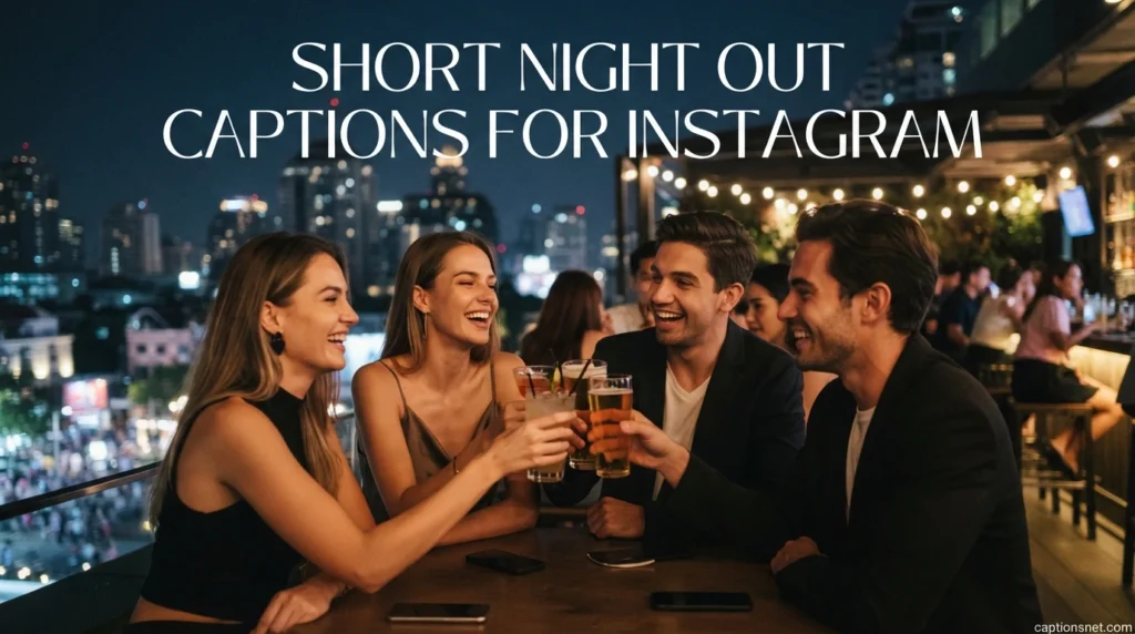 Short Night Out Captions for Instagram