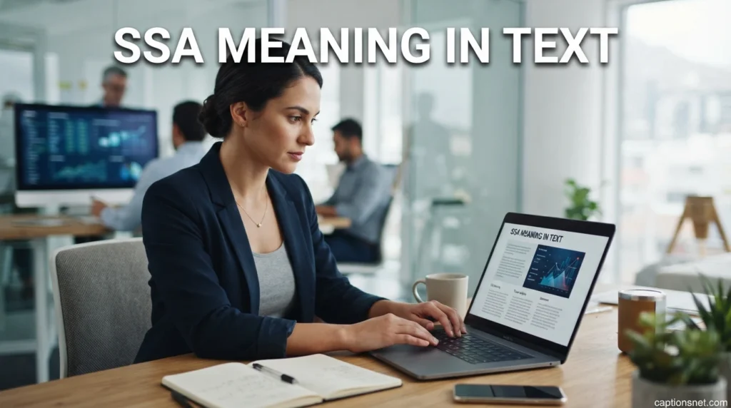 SSA Meaning in Text
