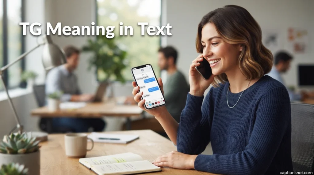 TG Meaning in Text