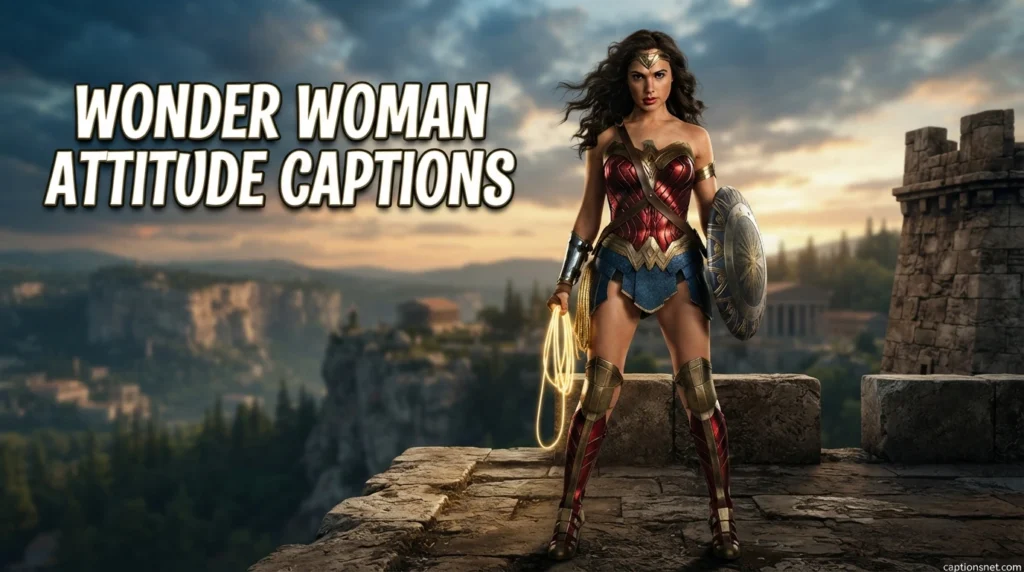 Wonder Woman Attitude Captions