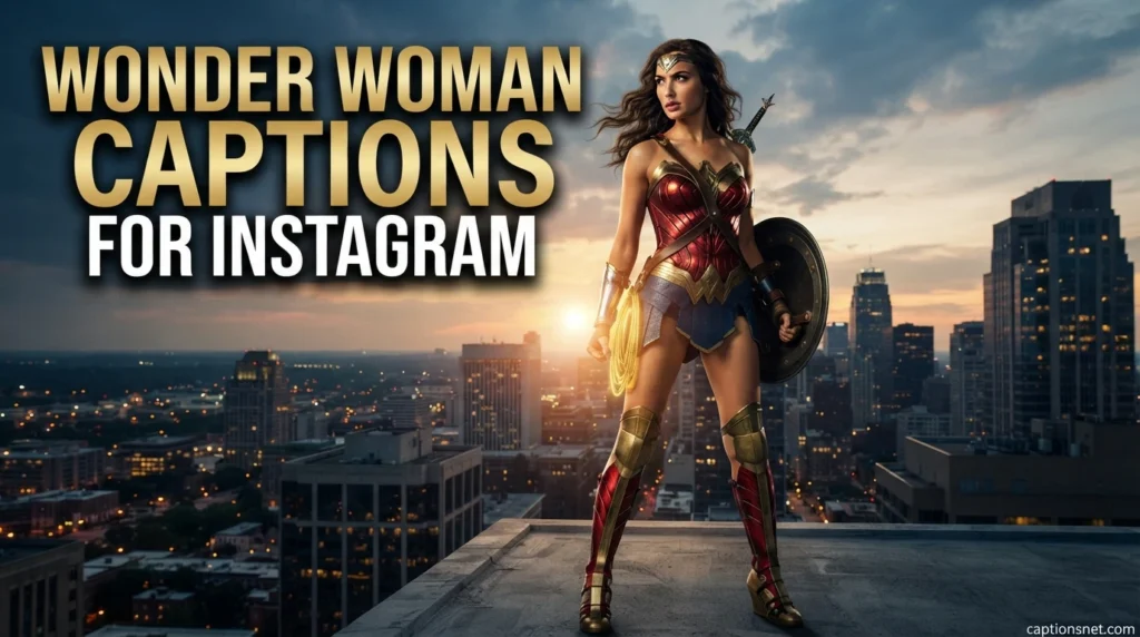 Wonder Woman Captions For Instagram