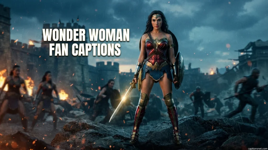 Wonder Woman Fan Captions