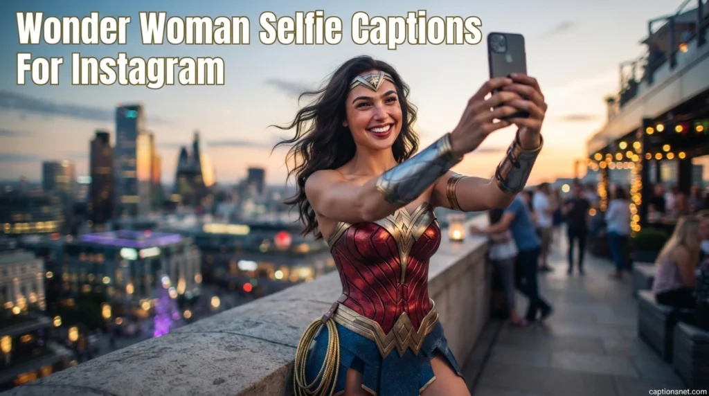 Wonder Woman Selfie Captions For Instagram