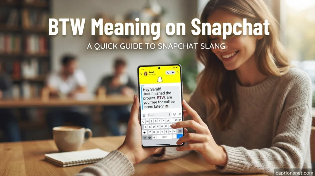BTW Meaning on Snapchat
