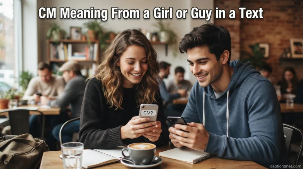 CM Meaning From a Girl or Guy in a Text