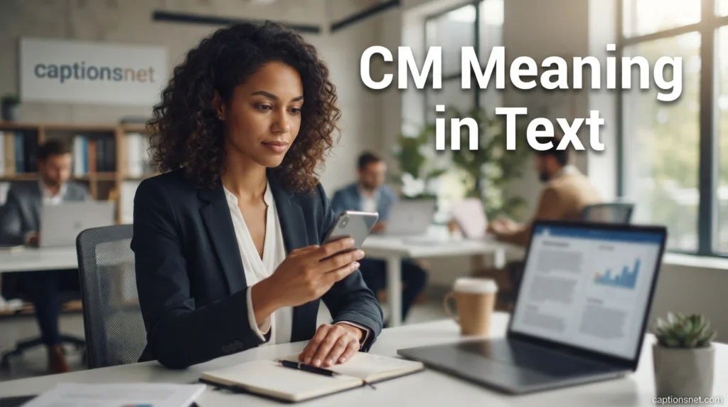 CM Meaning in Text
