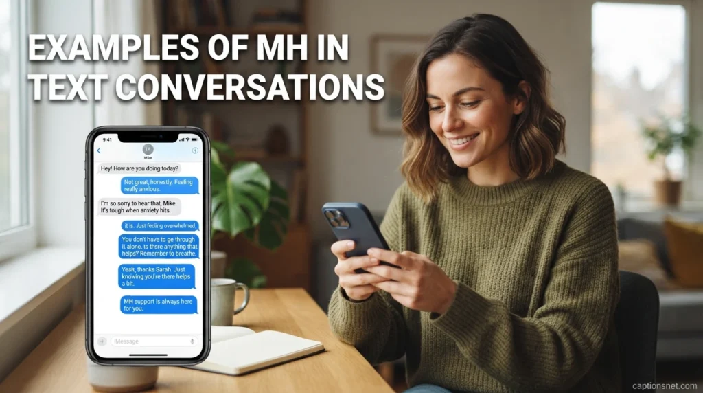 Examples of MH in Text Conversations