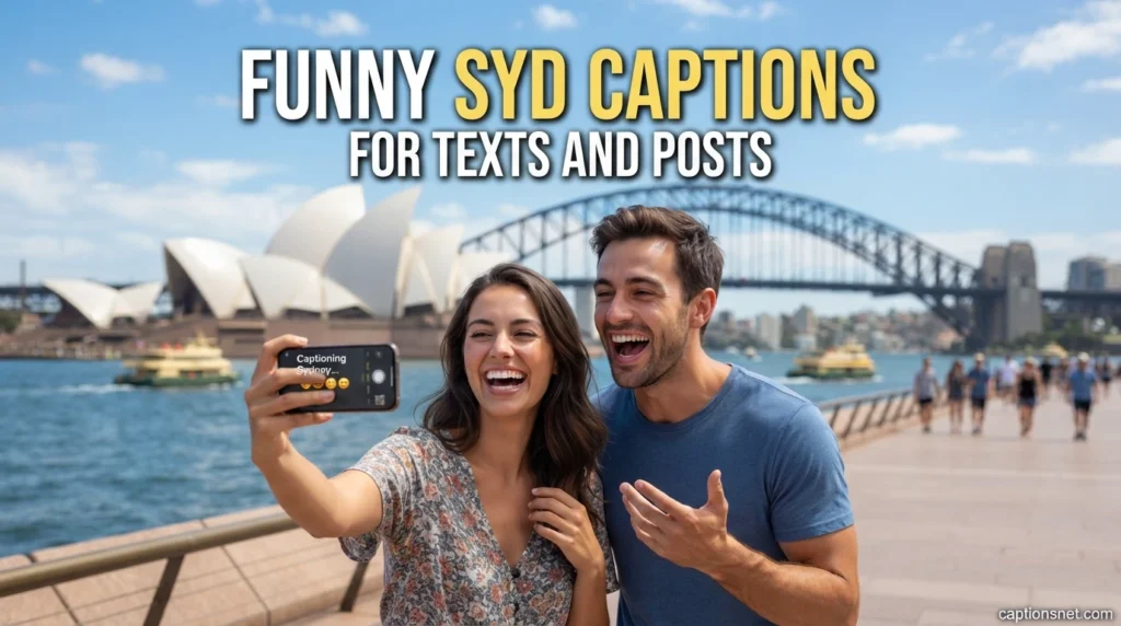 Funny SYD Captions for Texts and Posts