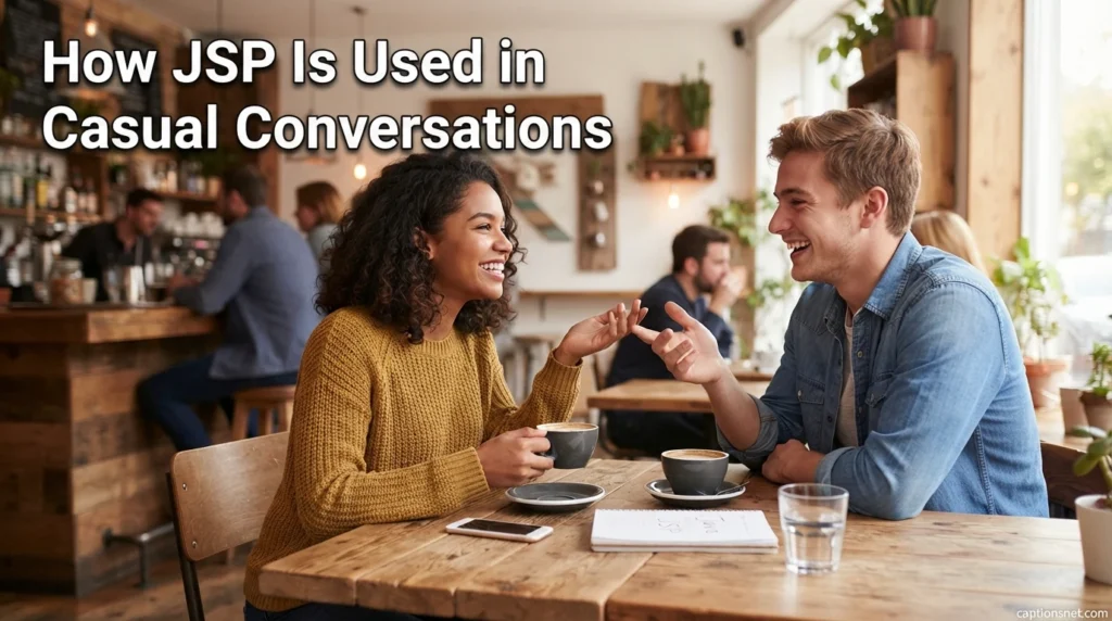How JSP Is Used in Casual Conversations