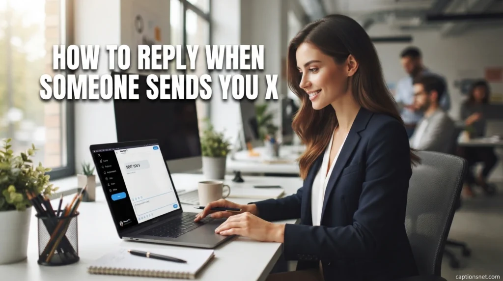How to Reply When Someone Sends You X