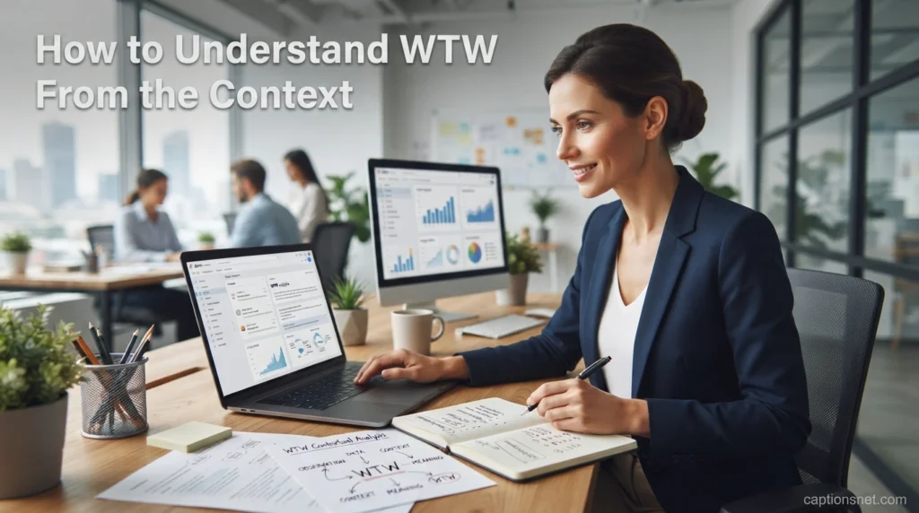 How to Understand WTW From the Context