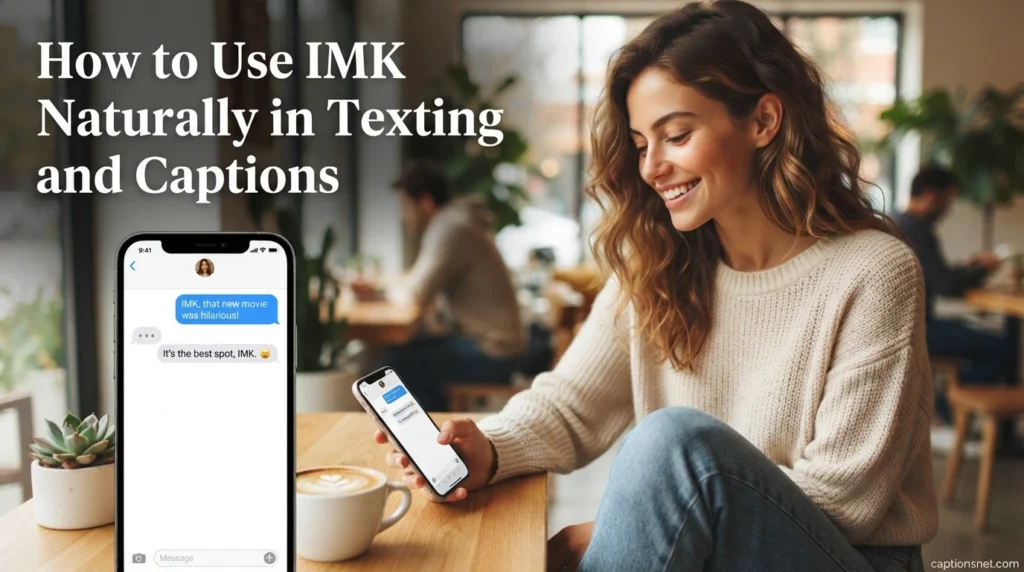 How to Use IMK Naturally in Texting and Captions