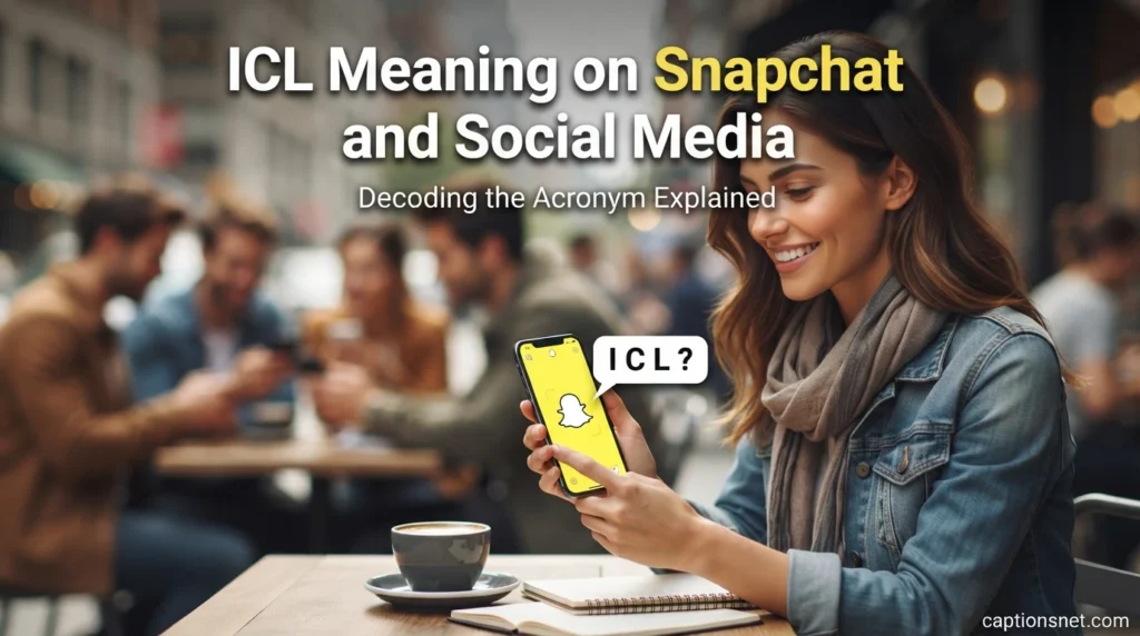 ICL Meaning on Snapchat and Social Media