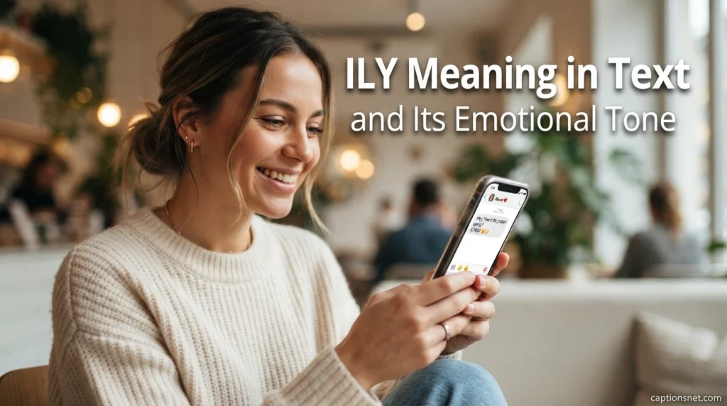 ILY Meaning in Text and Its Emotional Tone