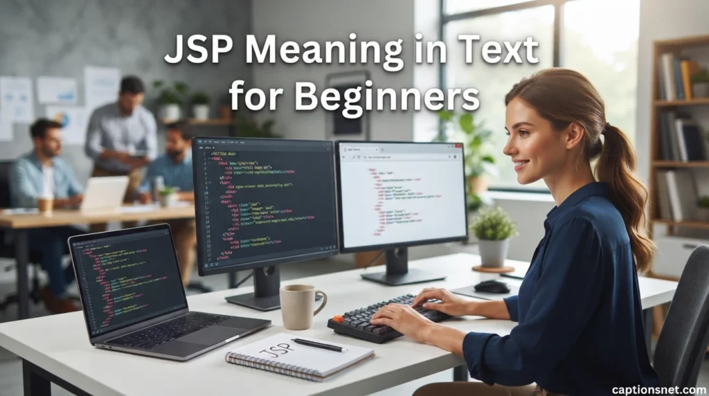 JSP Meaning in Text for Beginners
