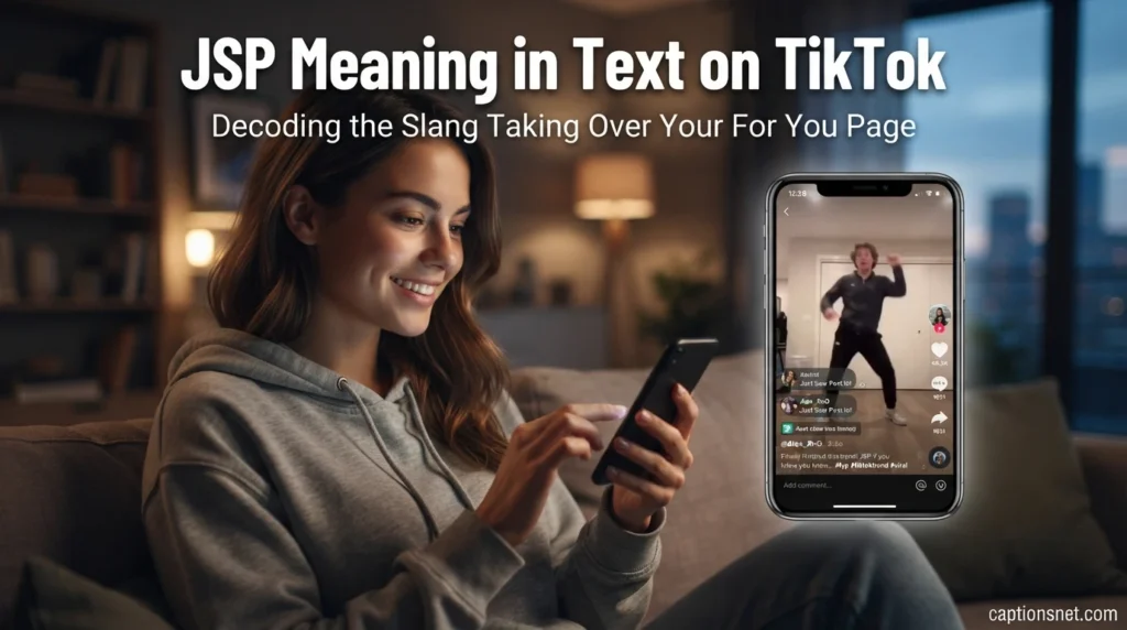 JSP Meaning in Text on TikTok