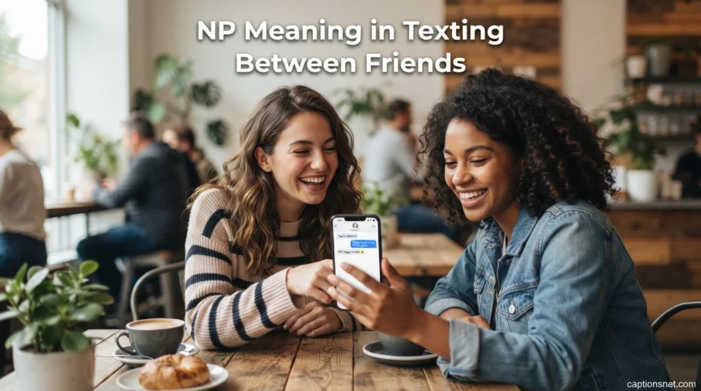 NP Meaning in Texting Between Friends