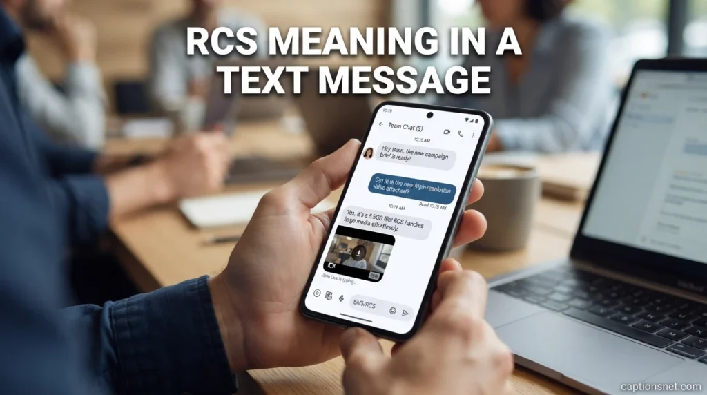 RCS Meaning in a Text Message