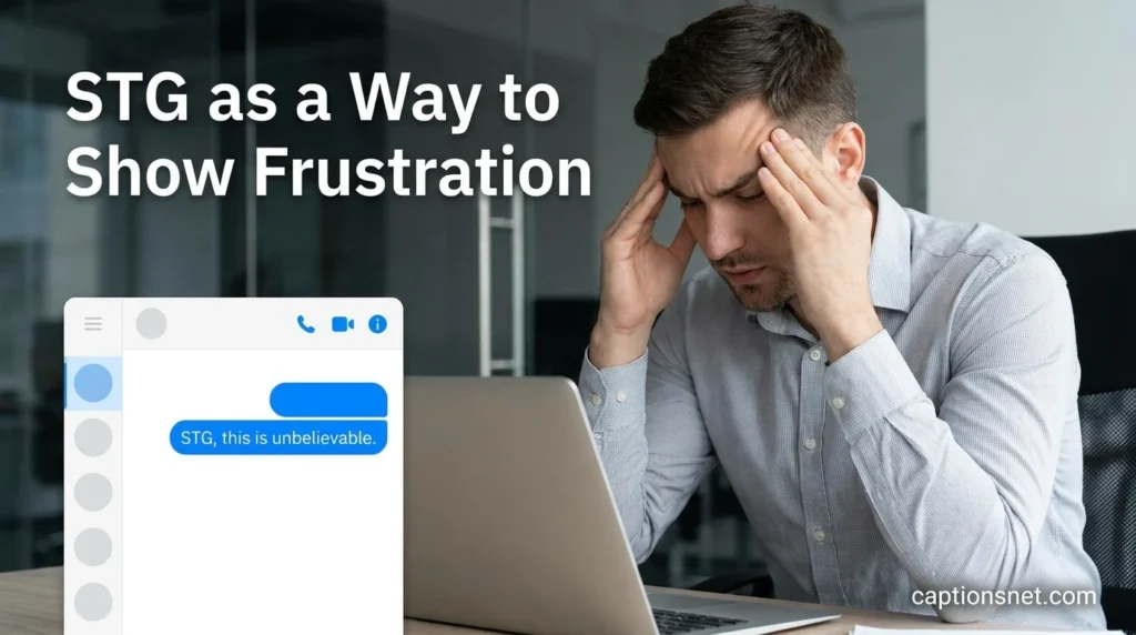 STG as a Way to Show Frustration
