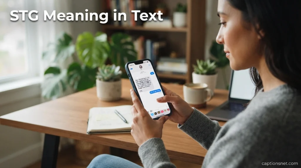 STG Meaning in Text
