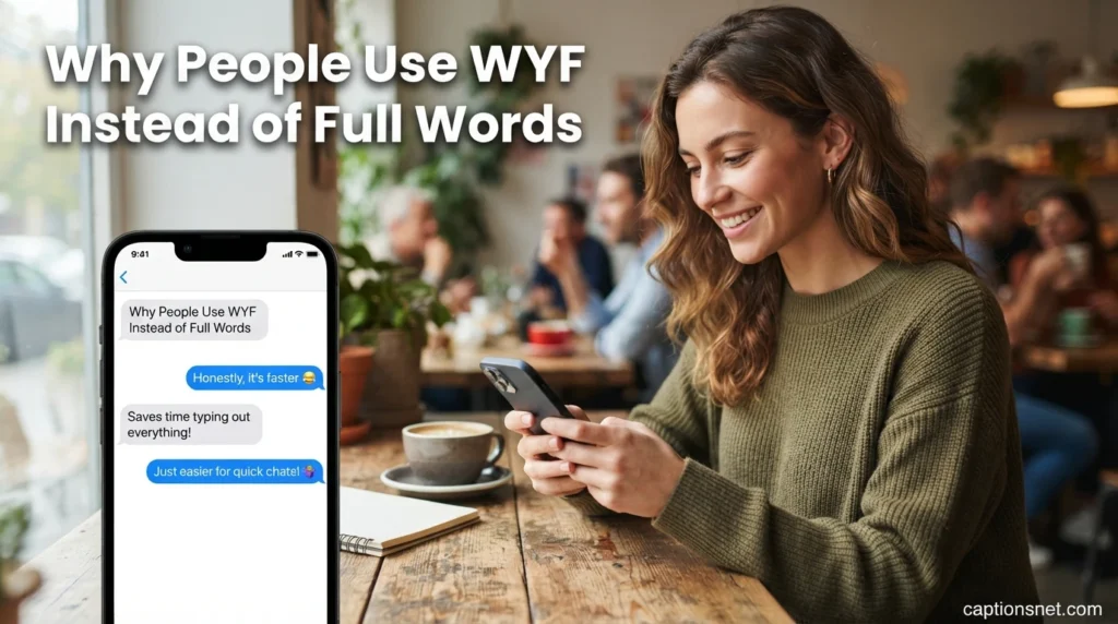 Why People Use WYF Instead of Full Words