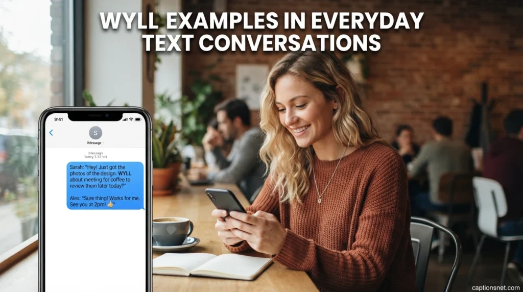 WYLL Examples in Everyday Text Conversations