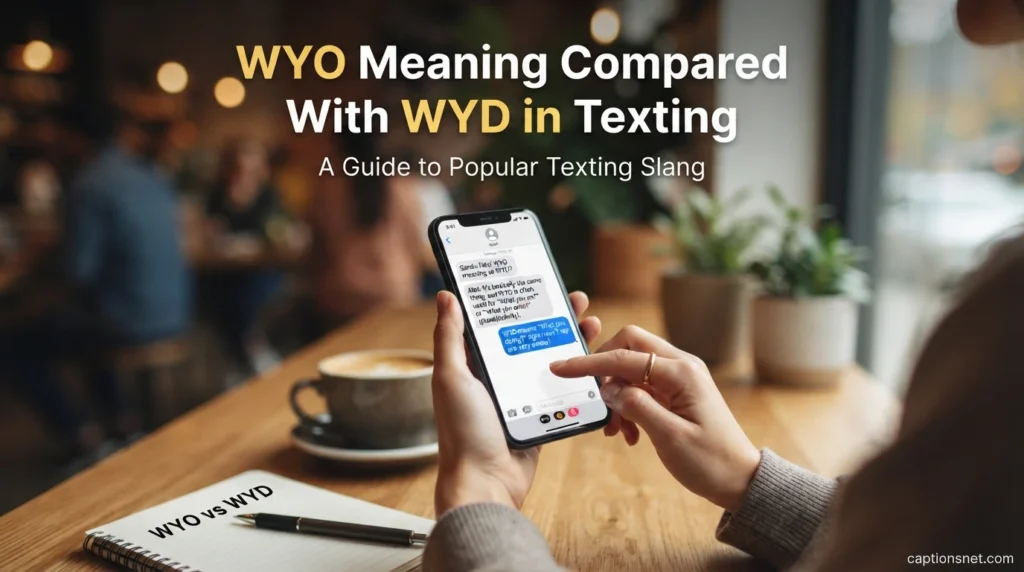 WYO Meaning Compared With WYD in Texting