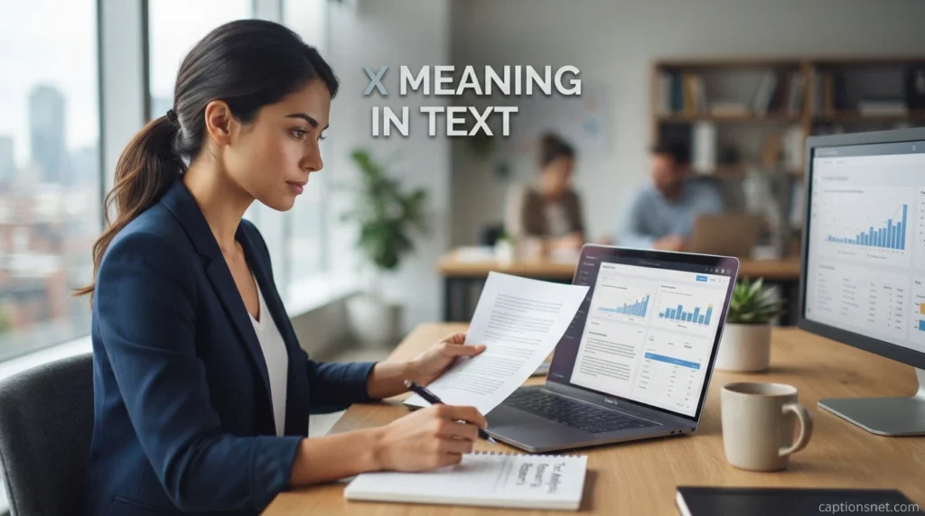 X Meaning in Text